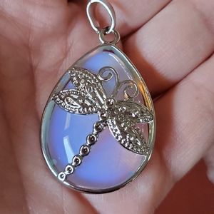 Gorgeous dragonfly pendant